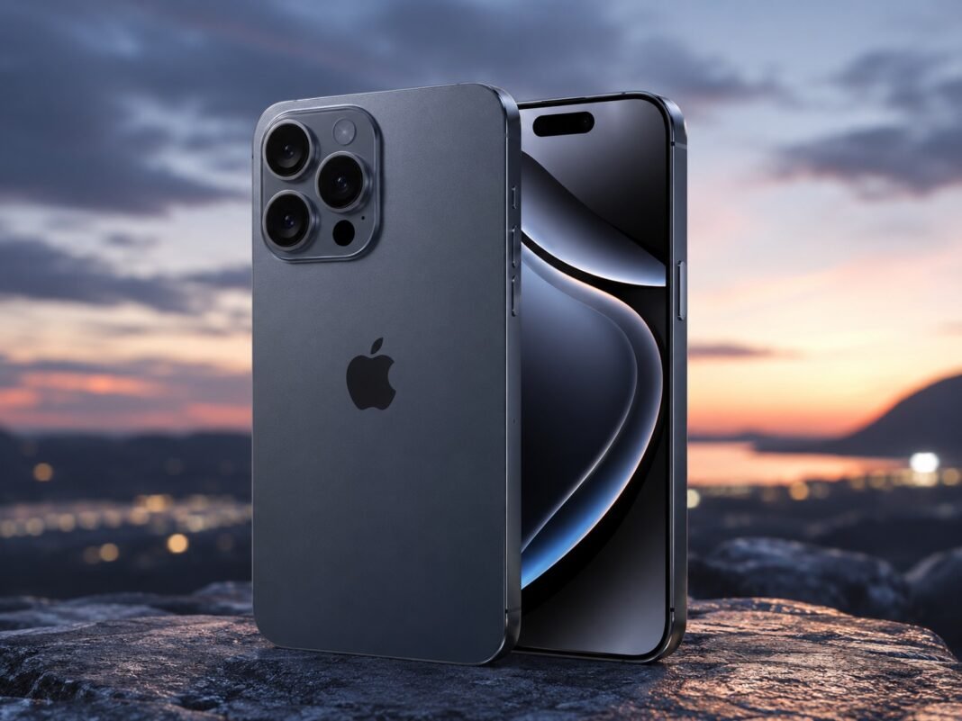 iPhone 18 Pro Review: Early Insights, Credible Leaks, and UK Buyer Expectations iPhone 18 Pro concept with a triple-camera system displayed against a sunset landscape
